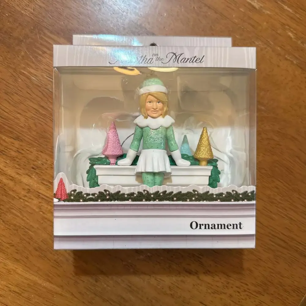 Martha Stewart Martha on the Mantel Christmas Elf Doll 2024 Holiday 10.5